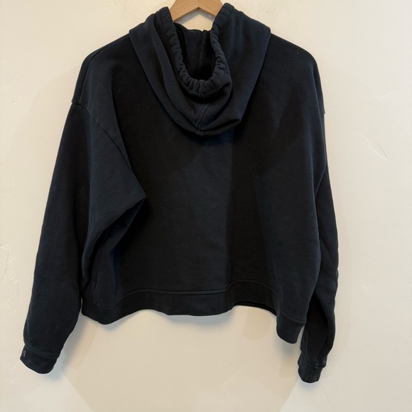 EVERLANE Black Hoodie with White Text 100% human - Picture 6 of 6